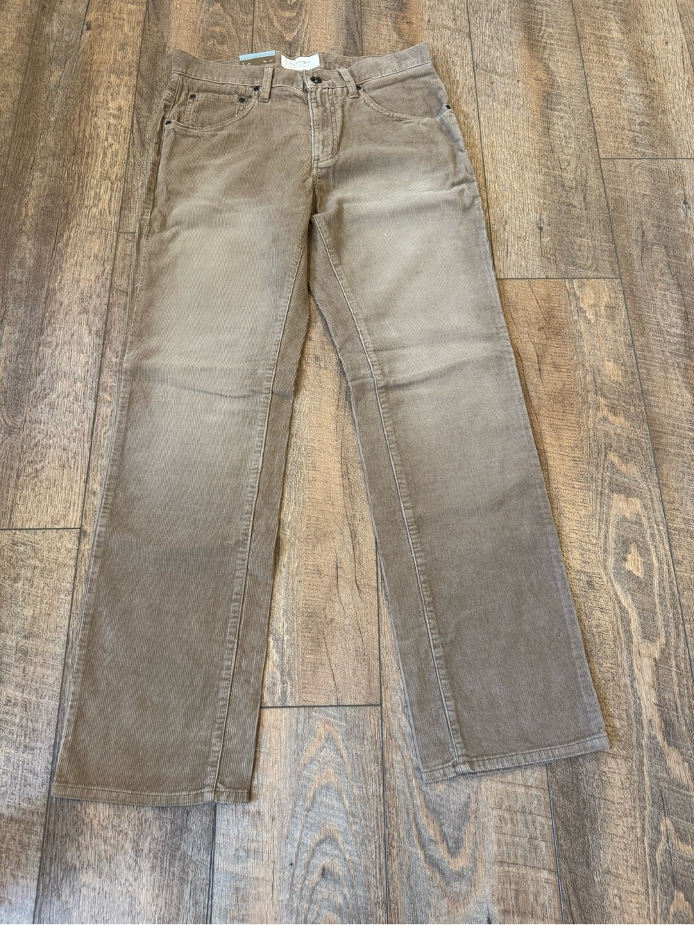 NWT Sonoma Life + Style Men’s Corduroy Pants Straight Fit 32x32 Brown